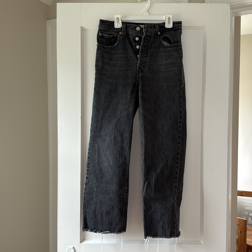 Levi's Black Straight Jeans Classic Fit